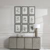 Farmhouse Florals Framed Prints Set/9, Art by Uttermost, 17.5" width x 23" height x 0.75" depth thumbnail 2