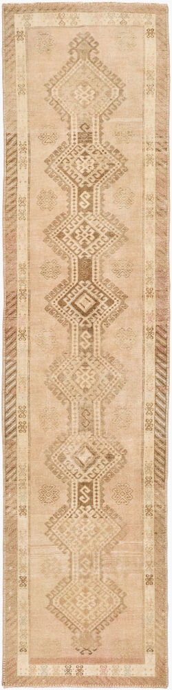 Antique One of a Kind Handmade Rug, by Surya, 12'0.49" length x 2'11.43" width