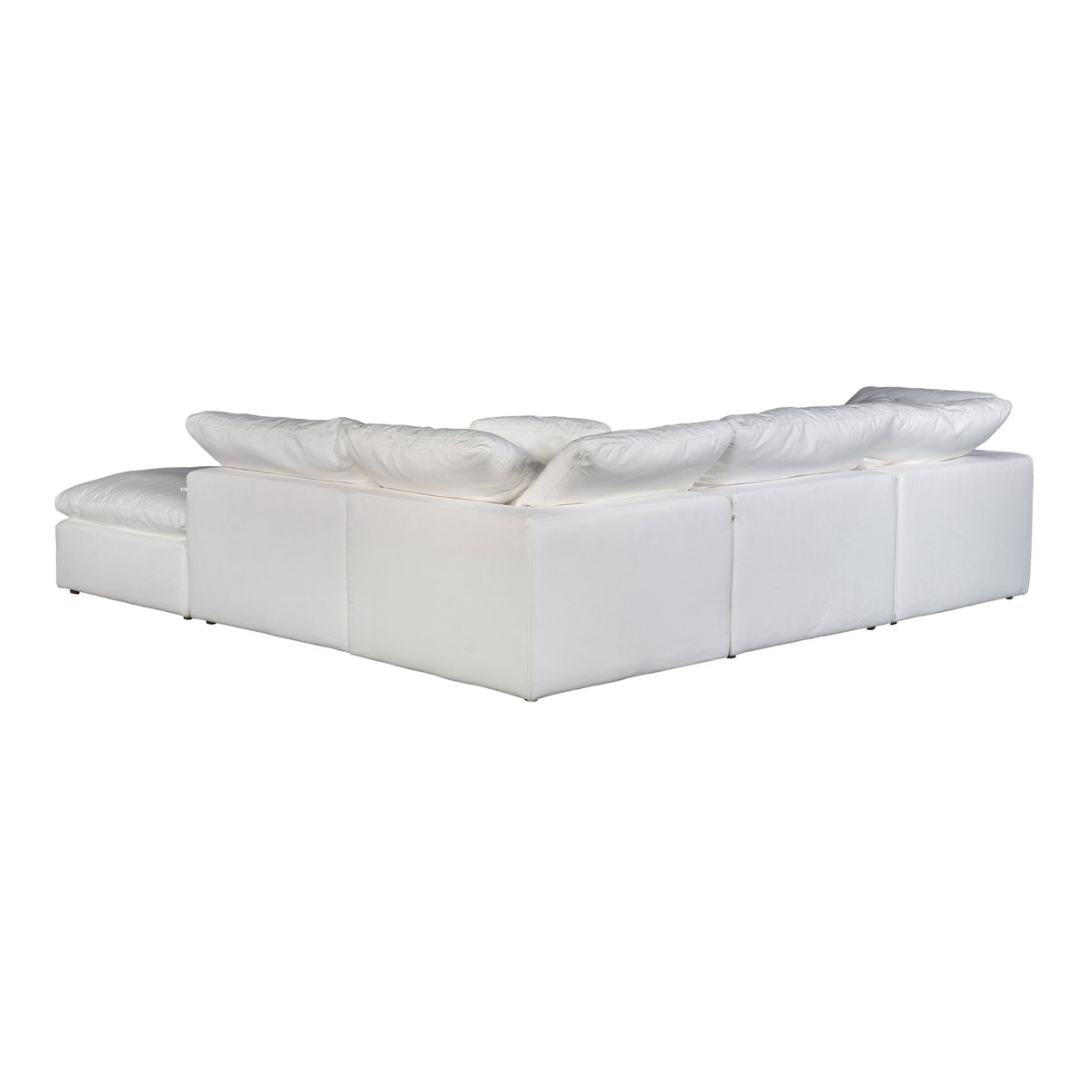 Terra Condo Dream Modular Sectional Cream White, Sectional Sofa by Moe's Home, 114" width x 32" height x 114" depth View 3