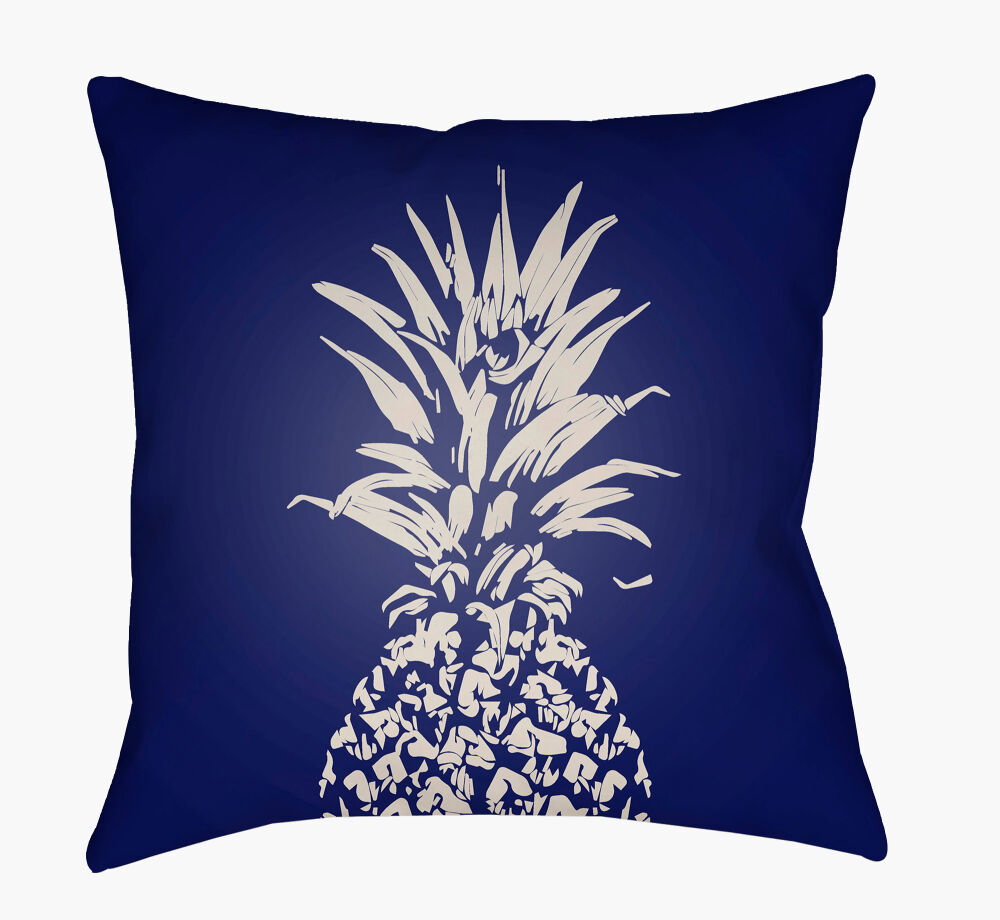 Pineapple Accent Pillow, Decorative Pillow by Surya, 18" length x 18" width