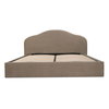 Maggie King Storage Bed Taupe, by Moe's Home, 7'3.99" width x 3'9.86" height x 7'3.6" depth thumbnail 4