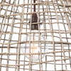 Cross Weave 1 Light Pendant, by Uttermost, 24" width x 29.5" height x 24" diameter x 24" depth thumbnail 4