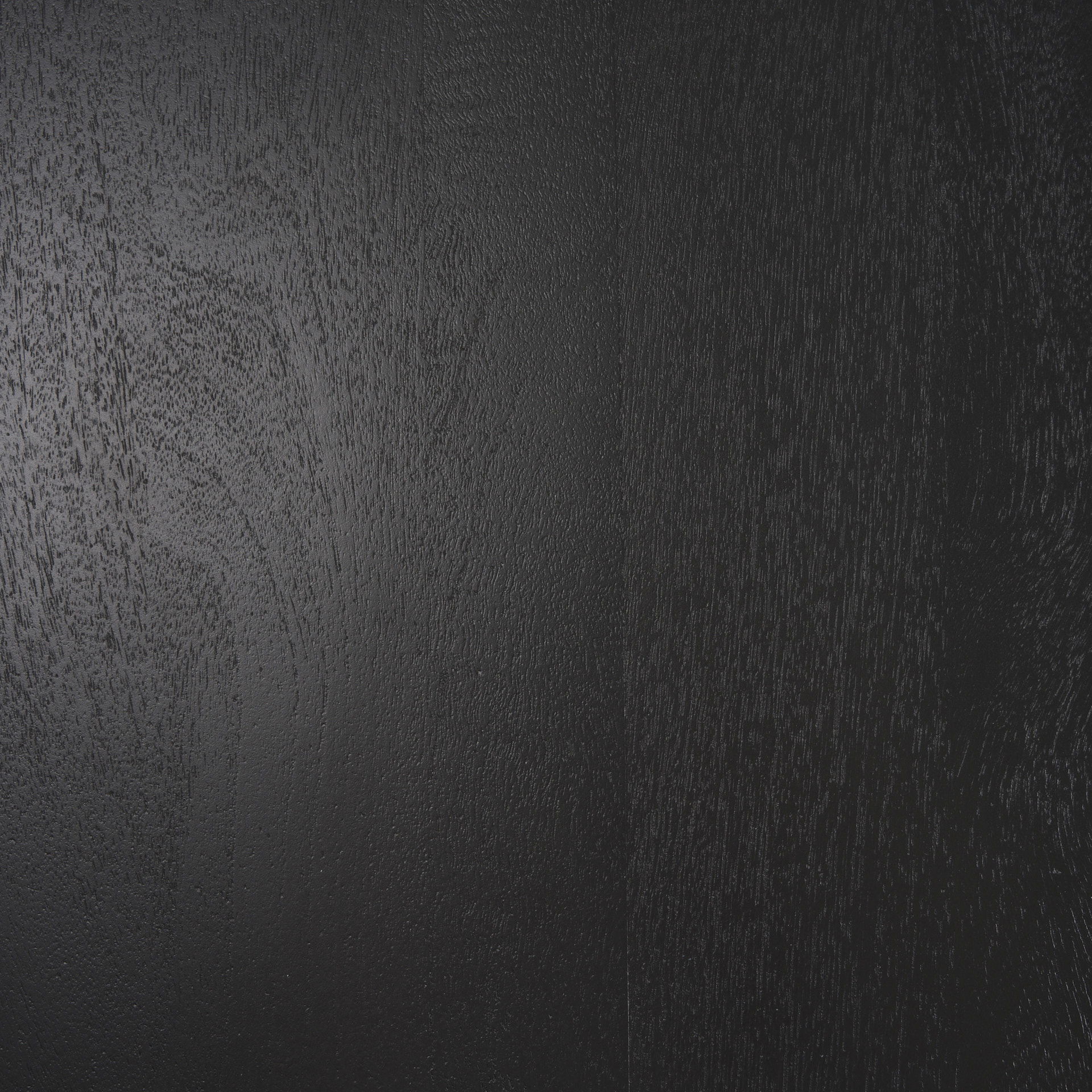 Tarro 84' Rectangular Textured Black Wood with Geometrical Base Dining Table, by Mercana, 84" length x 42" width x 30" height View 4