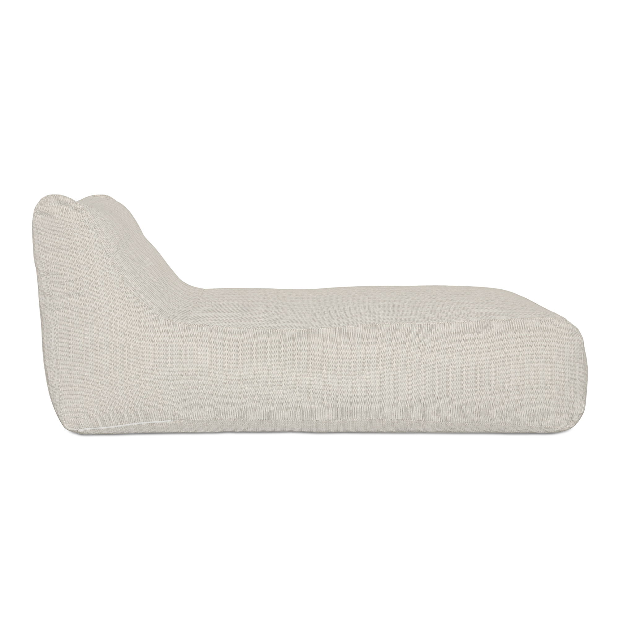 Lirio Outdoor Chaise Cream, Chaise Lounges & Daybed by Moe's Home, 39" width x 31.5" height x 78" depth View 3