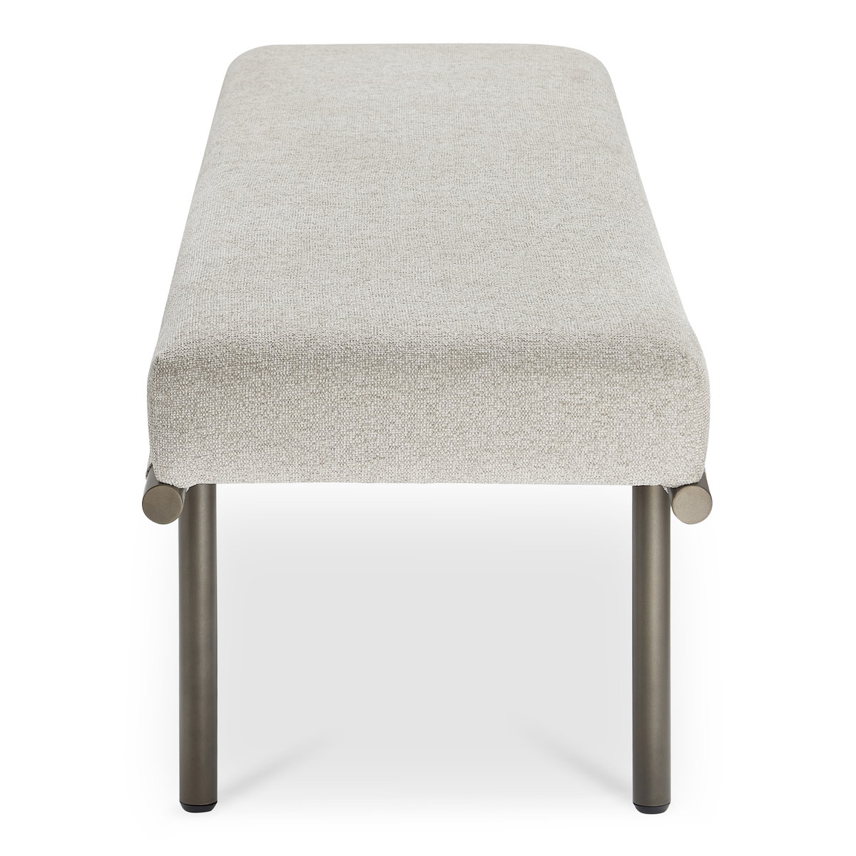 Carson Dining Bench Beige, Benche by Moe's Home, 69" width x 20" height x 18" depth View 3