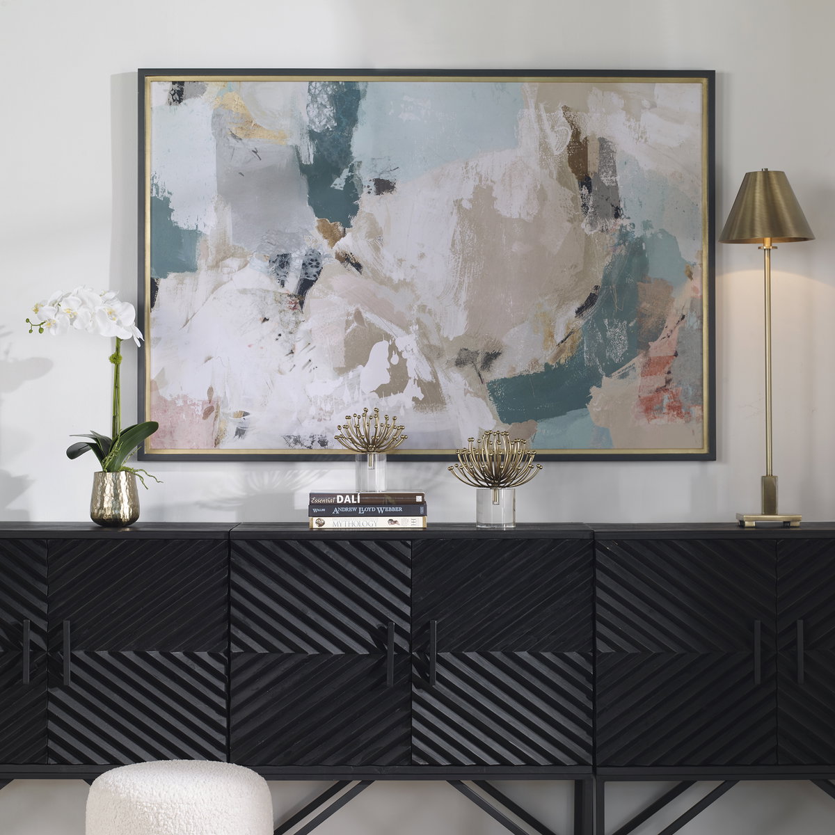 Perfect Storm Framed Print, Art by Uttermost, 60.75" width x 41.25" height x 1.5" depth View 2