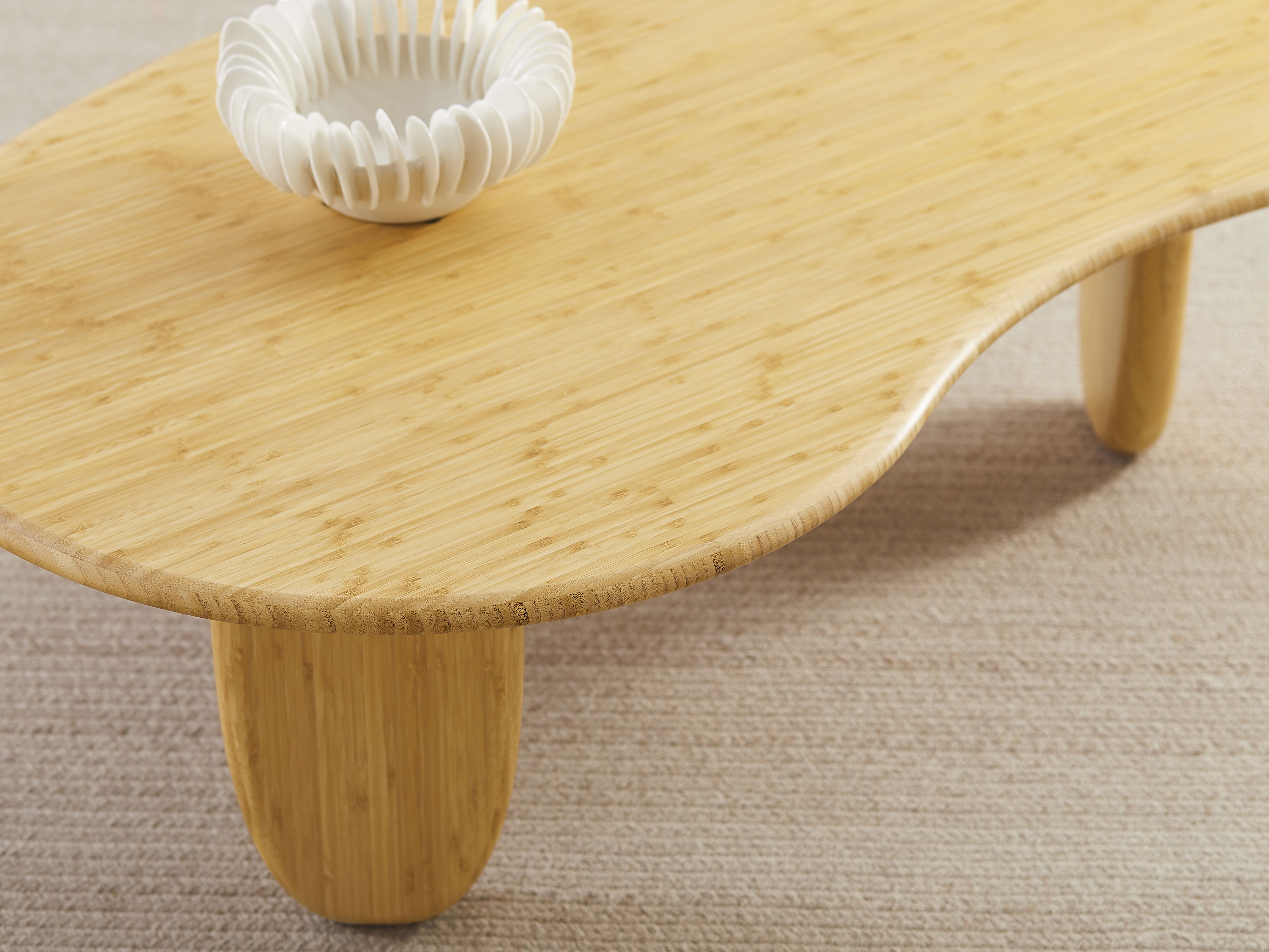 Zephyr Coffee Table, Wheat, Living Room by Greenington, 40" length x 30" width x 15" height View 11