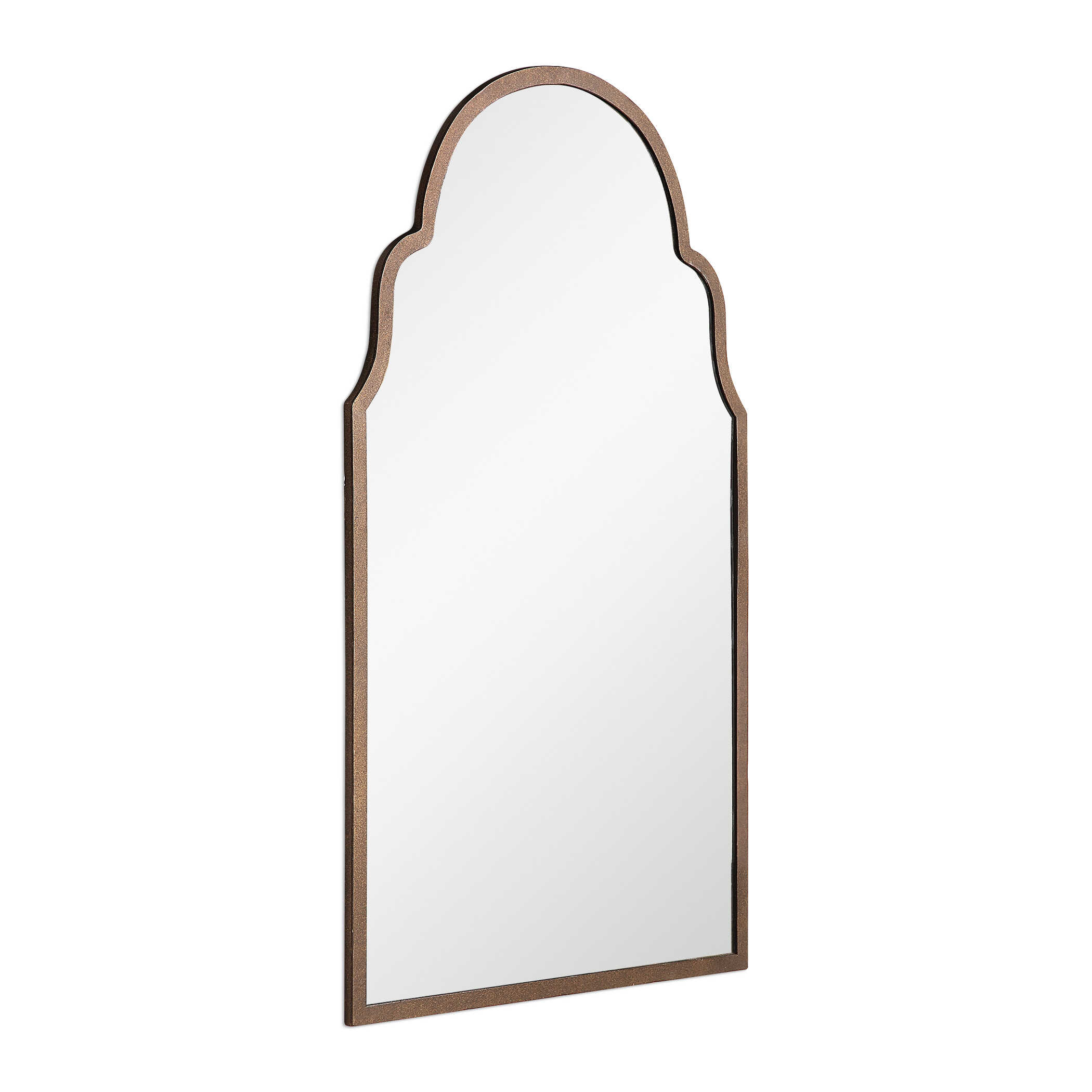 Brayden Arch Metal Mirror, by Uttermost, 24.25" width x 40.75" height x 1" depth View 5