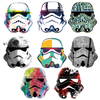 Star Wars Artistic Storm Trooper Heads Wall Decals, by York Wall, 3' length x 8.62" width x 8" depth thumbnail