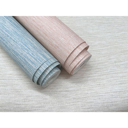 Challis Woven Blue & Green Wallpaper