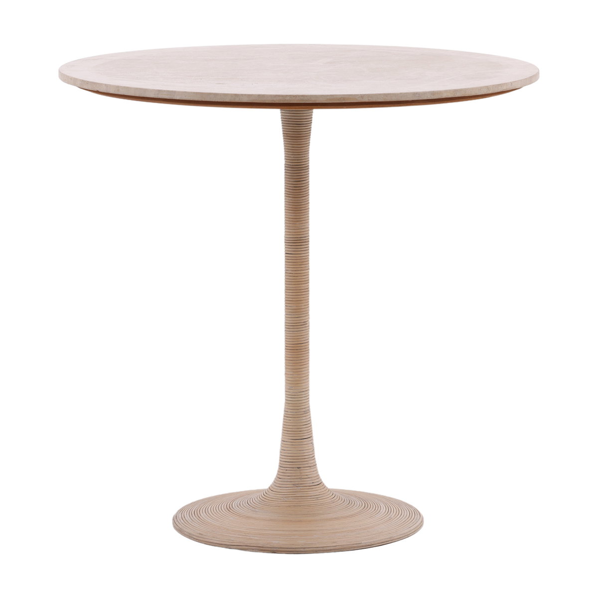 Martine Counter Table Natural, Counter & Bar Table by Dovetail, 36" width x 35" height x 36" diameter x 36" depth View 1