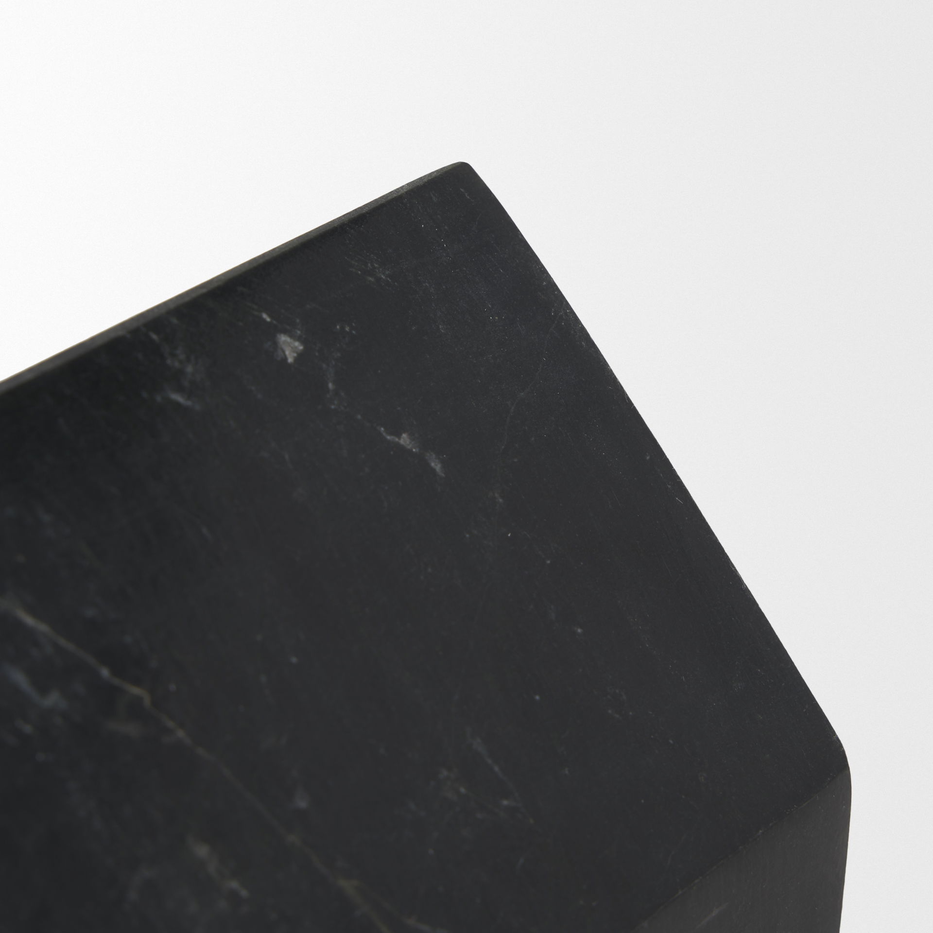 Raena Black Marble House Door Stopper large image 