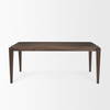 Teva 72'L x 39'W Rectangular Dining Table | Modern | Dark Brown Wood | Seats 6, by Mercana, 72" length x 39" width x 30" height thumbnail 4