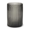 Dawn Short Smokey Black Glass Vase thumbnail 0