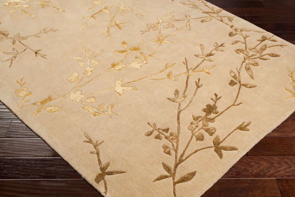 Tamira Handmade Rug, by Surya, 1'6" length x 1'6" width