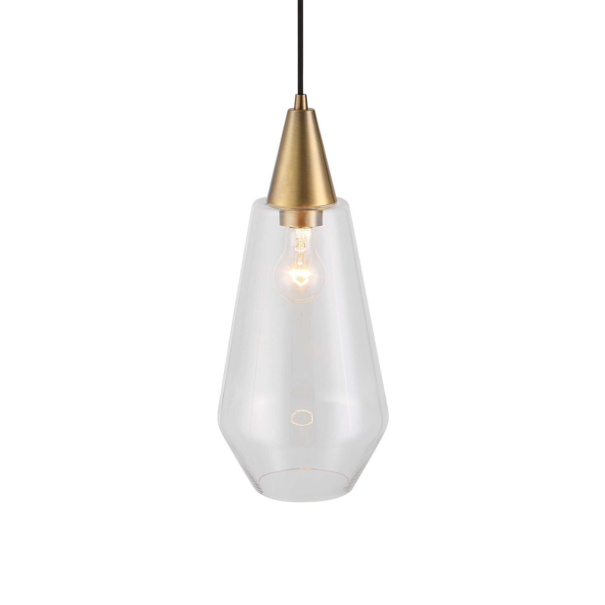 Eichler Antique Brass 1 Light Mini Pendant large image 