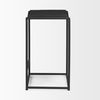 Taniel Textured Black Wood with Black Metal Counter Stool thumbnail 3