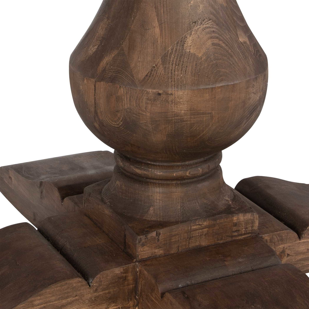 Stratford Wood Round Dining Table, by Uttermost, 54" width x 30" height x 54" depth View 6