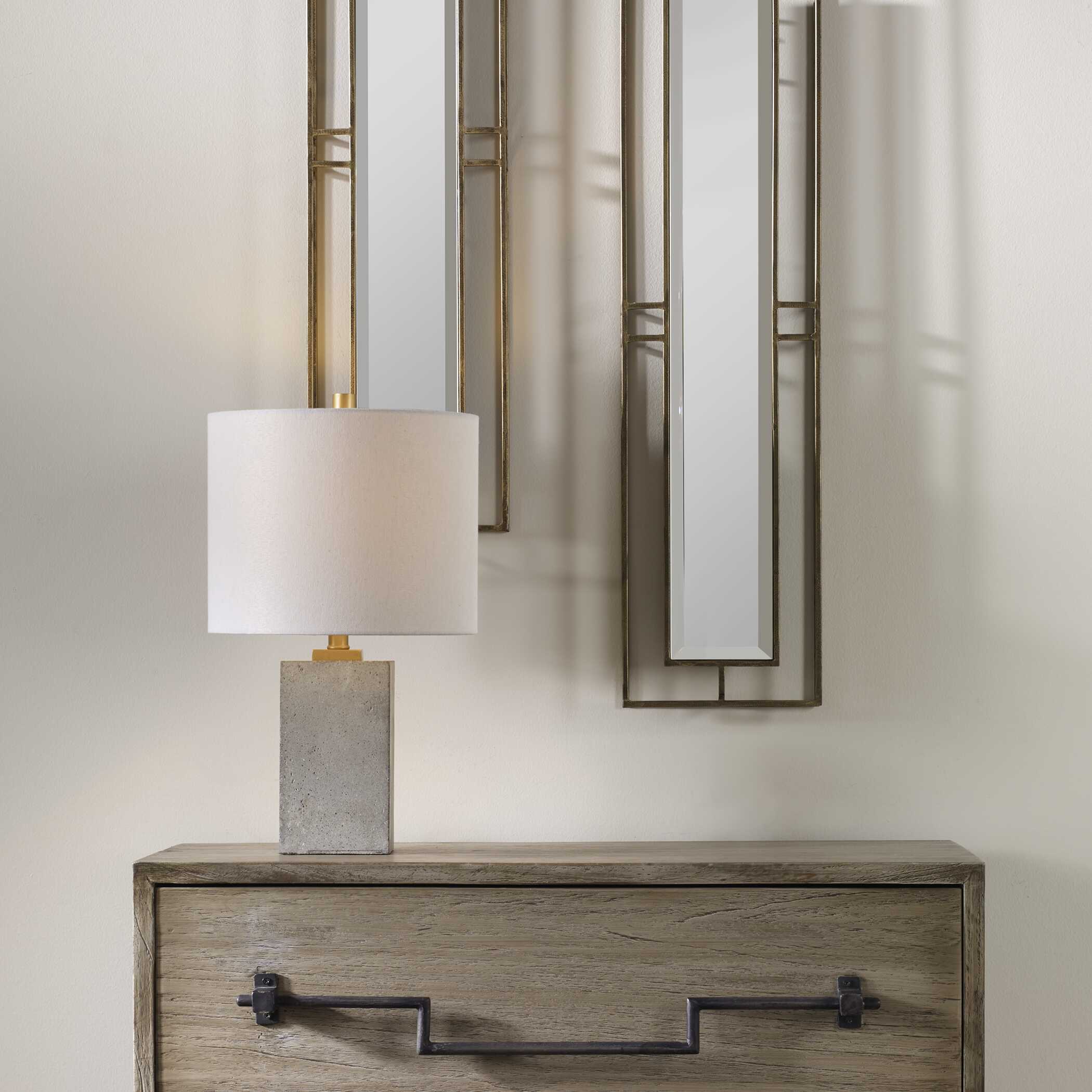 Drexel Concrete Block Lamp large image 