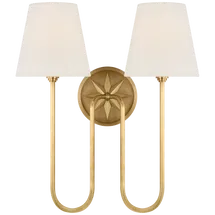 Online Designer Bedroom Polaris 17" Double Sconce