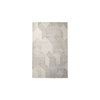 Kolt 5x8 Neutral Geometric Patterned Wool Area Rug, by Mercana, 8' length x 5' width x 0.98" height thumbnail 1