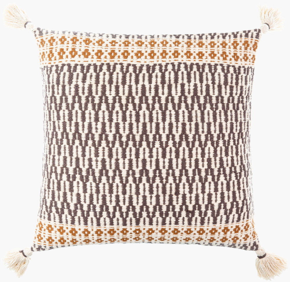 Provo Lumbar Pillow Down, Decorative Pillow by Surya, 14" length x 22" width