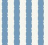Scalloped Stripe Blue Wallpaper, by York Wall, 27' length x 2'3" width x 0.02" depth thumbnail 1
