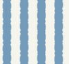 Scalloped Stripe Blue Wallpaper thumbnail 0