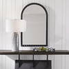 Dandridge Black Arch Mirror, by Uttermost, 24" width x 39" height x 1.13" depth thumbnail 2