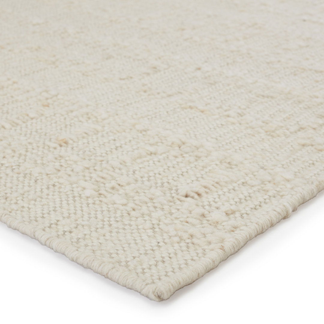 Jaipur Living Caldara LEO06 Handmade Solid Ivory Area Rug (6'x9') large image 
