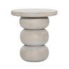 Demetra End Table White, Side & End Table by Dovetail, 17" width x 18.5" height x 17" depth thumbnail 1