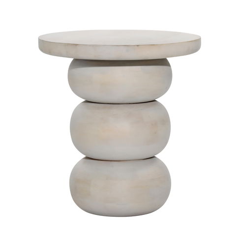 Demetra End Table White