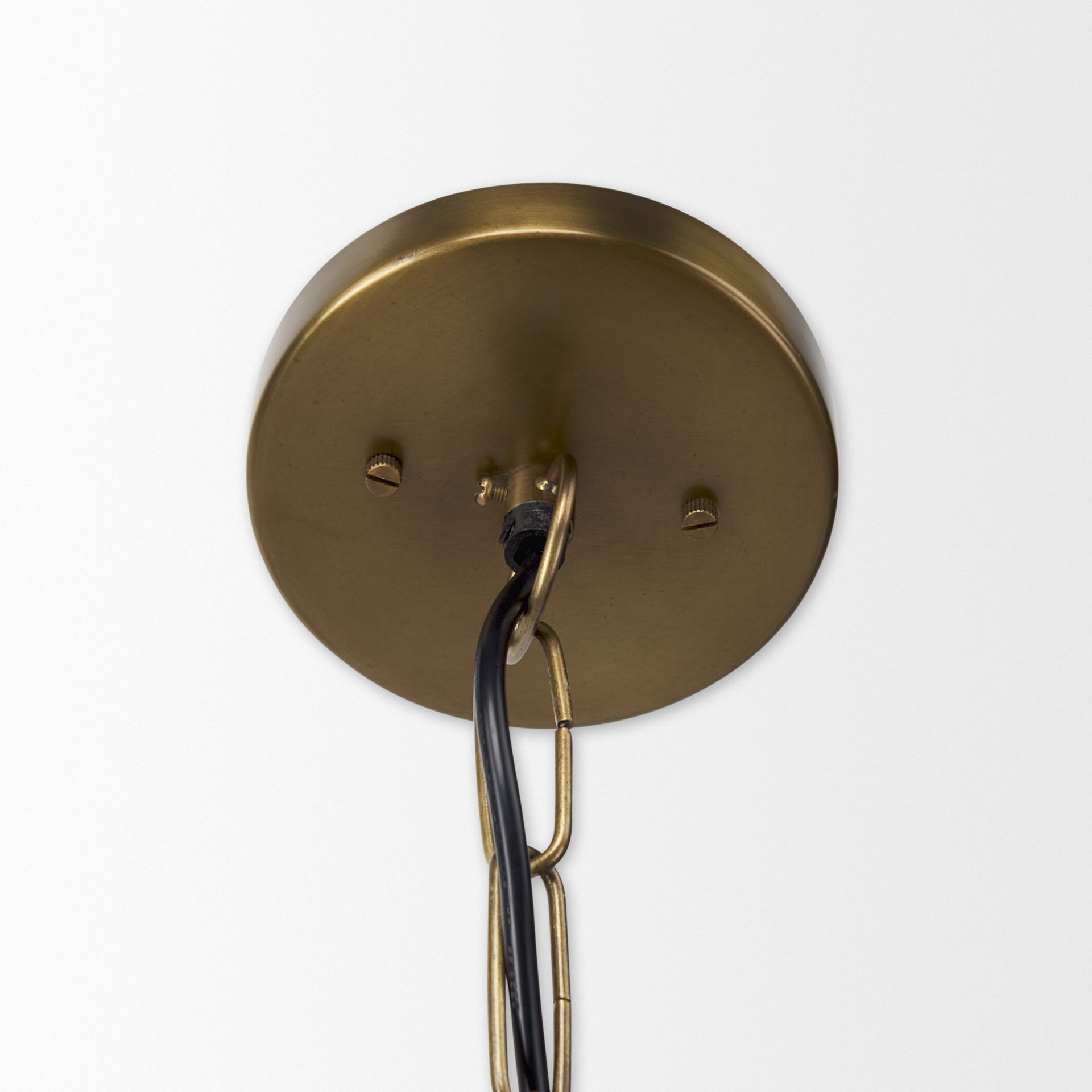 Fenton  Gold with Gold Accents Pendant Light, by Mercana, 18" length x 18" width x 23" height View 5