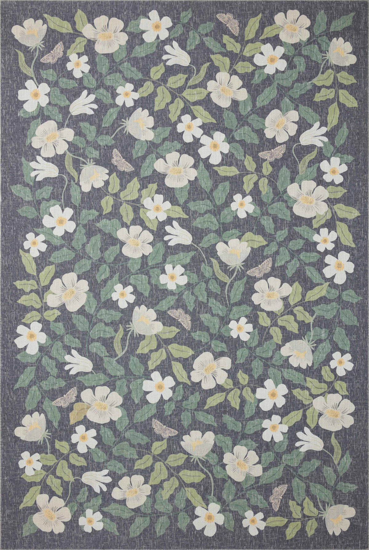 Rifle Paper Co. x Loloi Cotswolds Rug, 2'6" length x 7'6" width View 1