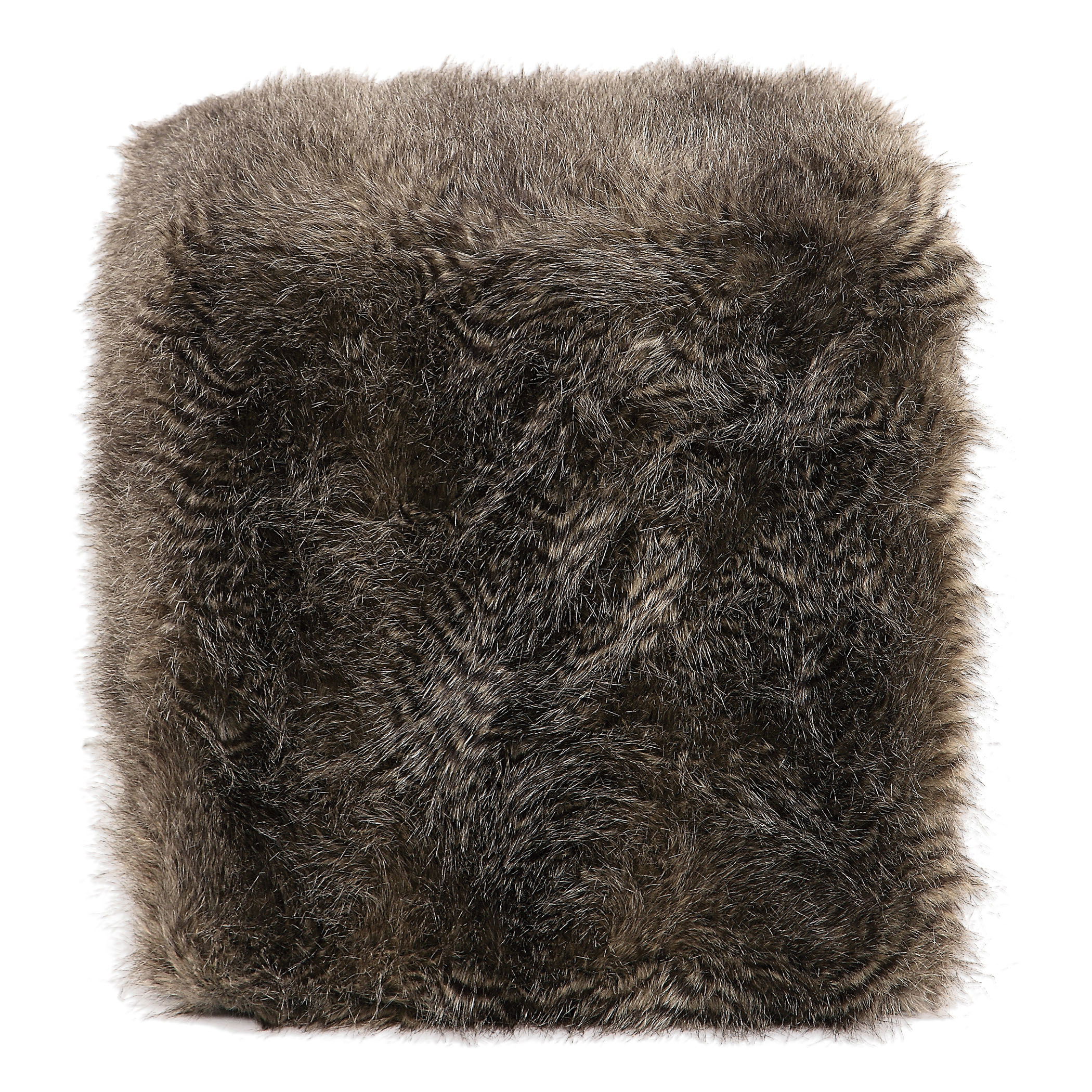 Jayna Fur Ottoman large image 