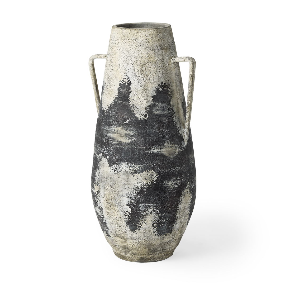 Boscia 28.9H Double Ear Floor Vase, by Mercana, 13.98" length x 12.6" width x 28.94" height View 1