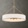 Algiers 8 Light Drum Pendant, Ceiling Light by Uttermost, 19" height x 30" diameter thumbnail 2