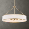 Algiers 8 Light Drum Pendant, by Uttermost, 19" height x 30" diameter thumbnail 2