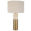 Gravitas Elegant Brass & Stone Lamp thumbnail 5