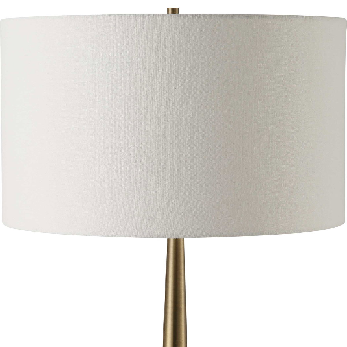 Faro White Marble Floor Lamp, by Uttermost, 1'5" width x 5'1" height x 1'5" depth View 6