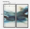 September Desert Modern Watercolor Art Set/2, by Uttermost, 25.25" width x 49.25" height x 1.56" depth thumbnail 3
