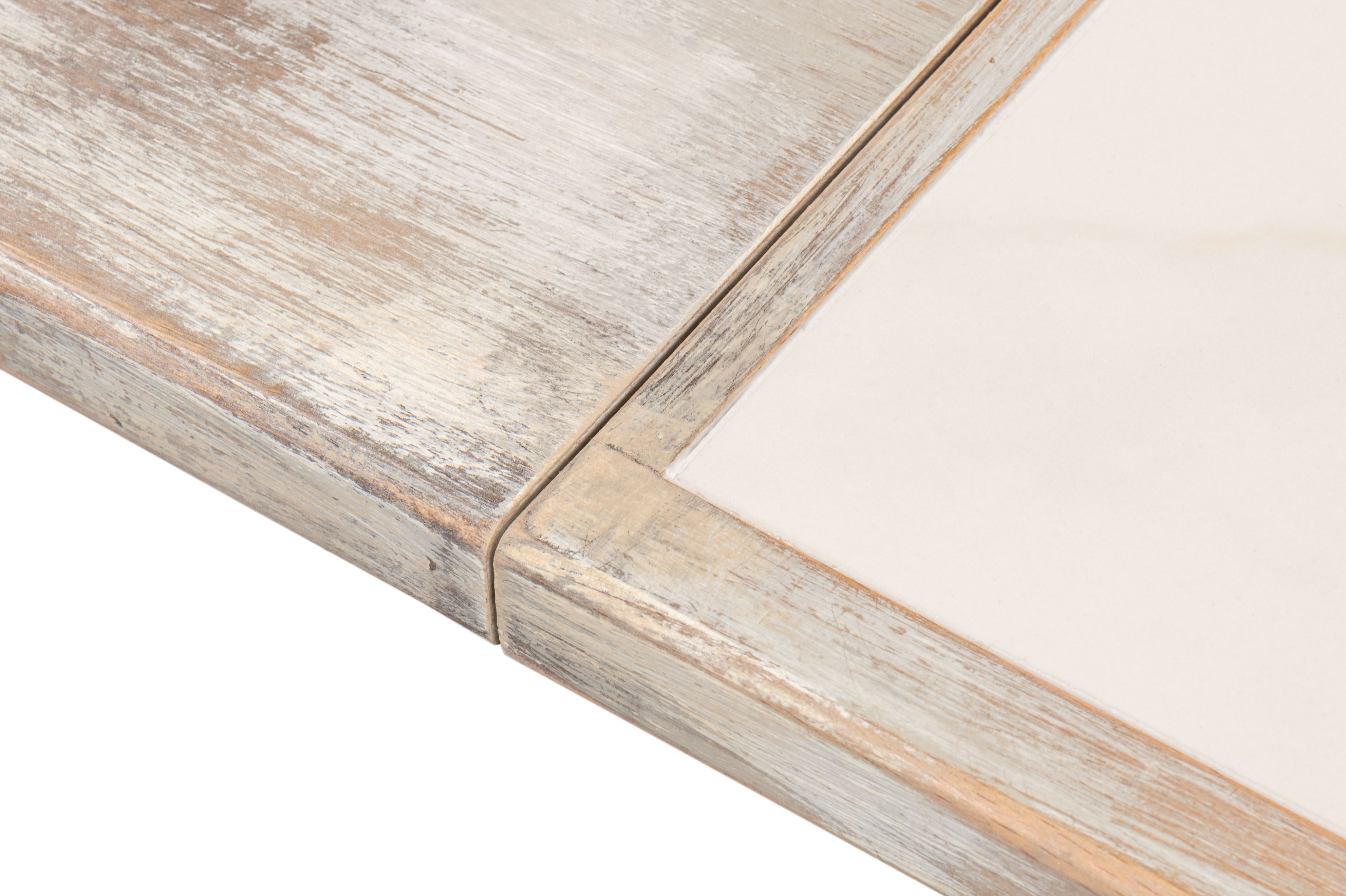 Vince Dining Table, Grey Oak, by Sarreid, 81" length x 41" width x 30" height View 6