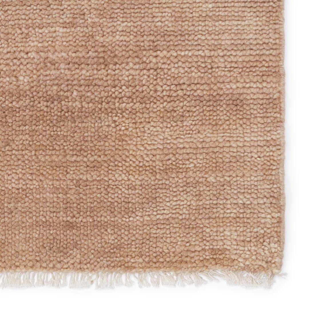 Jaipur Living Origin SAG04 Handknotted Solid Taupe Area Rug (6'x9') large image 