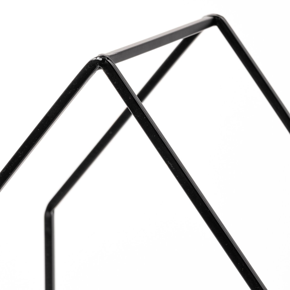 Leopold Set of Two Black Metal Wooden Base Table Candle Holders, Candles & Candle Holder by Mercana, 8" length x 5.91" width x 11.81" height View 5