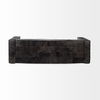 Stinson II 91' Black Leather Three Seater Sofa thumbnail 6