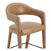 Martens Counter Stool Brown Leather thumbnail 4