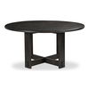 Glenn Round Dining Table Dark Brown thumbnail 0