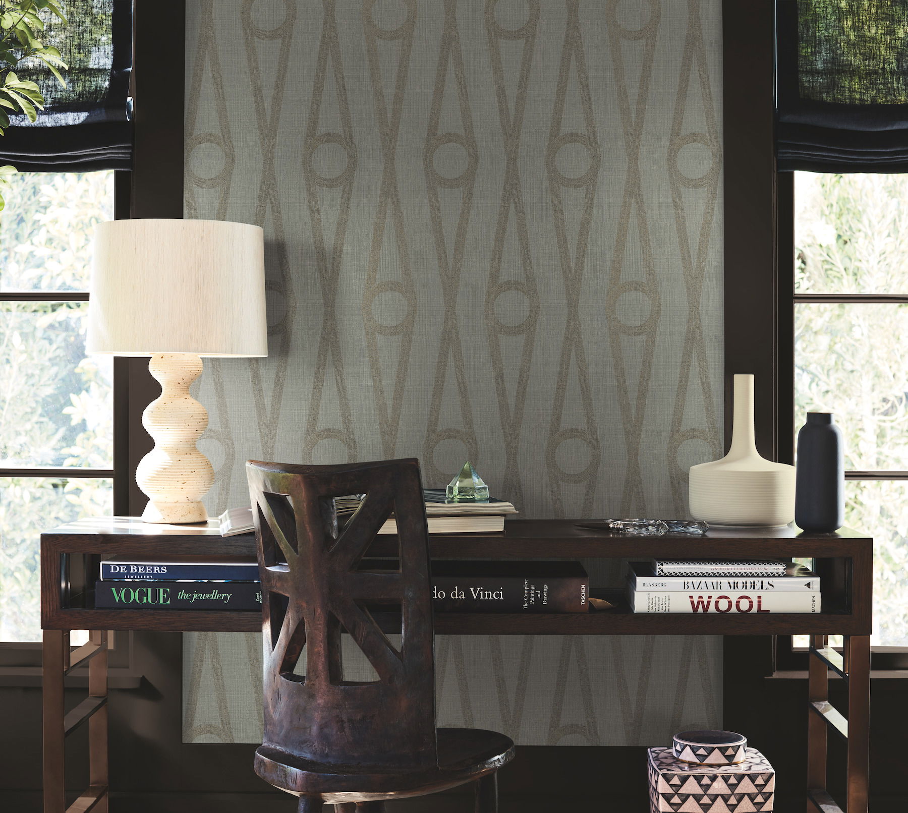 Henlein Grey Wallpaper large image 
