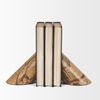 Rahima Brown Forest Marble Angled Bookends thumbnail 2