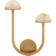 Online Designer Bedroom Kelly Wearstler Pedra 15" Assymetrical Right Sconce